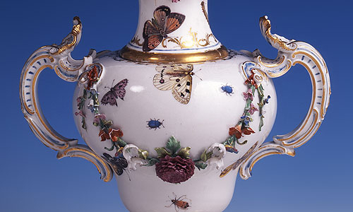 Picture: Ornate vase, Dominikus Auliczek, detail