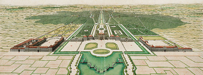Picture: Nymphenburg Palace and Park, J.A. v. Zisla, around 1723