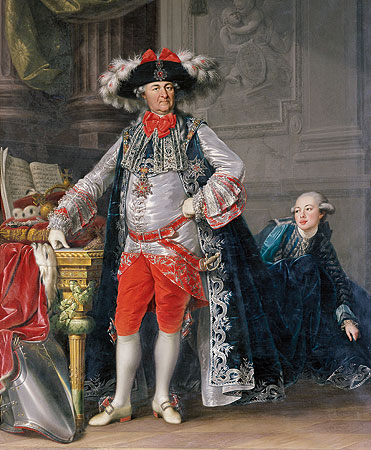 Bild: Kurfürst Karl Theodor als Großmeister des Georgiritterordens
